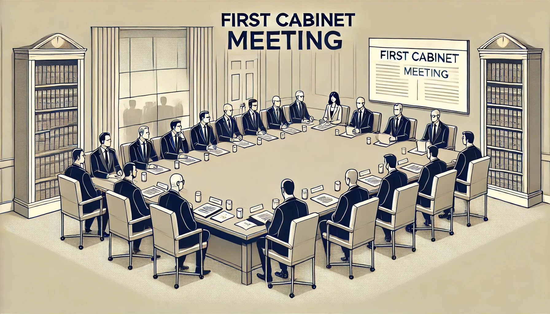 Trump’s First Cabinet Meeting Shocker: Musk Takes Charge!
